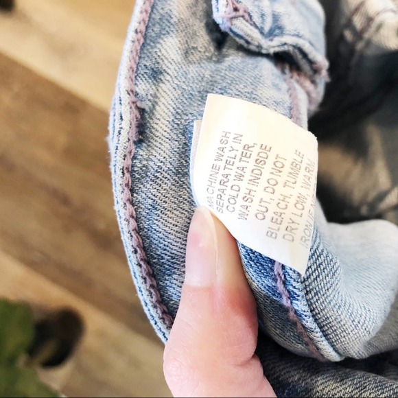 MUMU Blue Cropped Farrah Trouser retro high waist - Picture 12 of 12